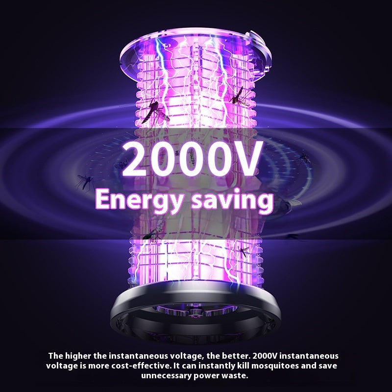 2in1 Mosquito Killer Lamp Electric Fly Catcher USB Rechargeable