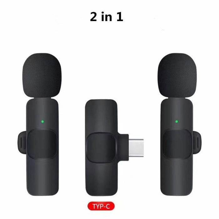 Wireless Microphone Portable Audio Video Recording