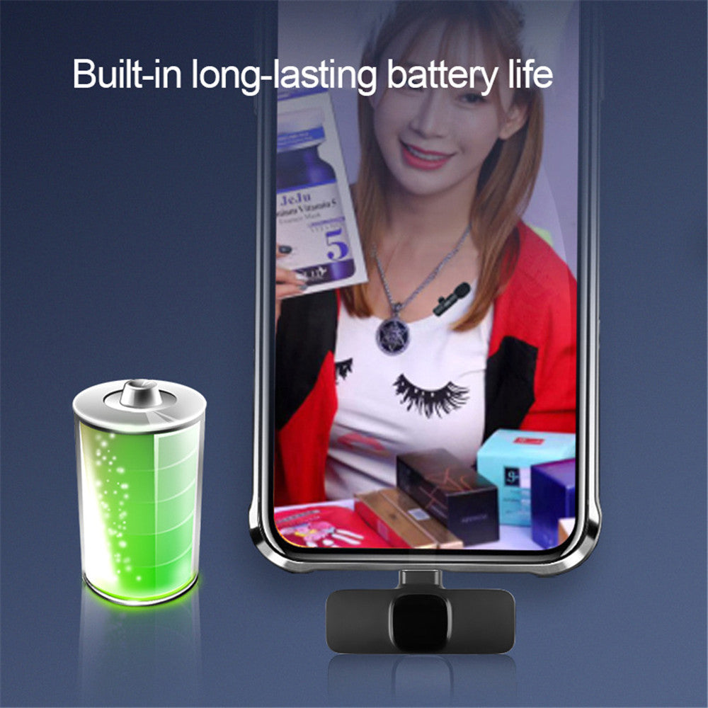 Wireless Microphone Portable Audio Video Recording