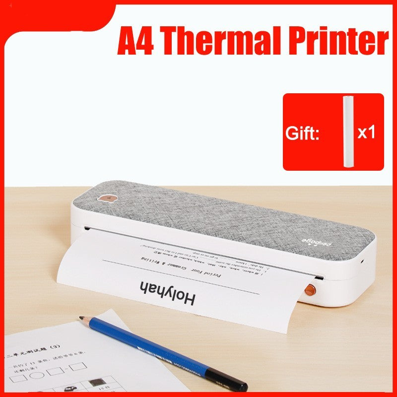 Mini A4 Printer Portable Ink-free Machine