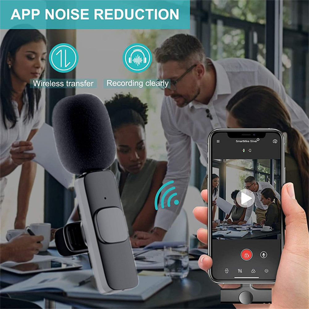 Wireless Microphone Portable Audio Video Recording