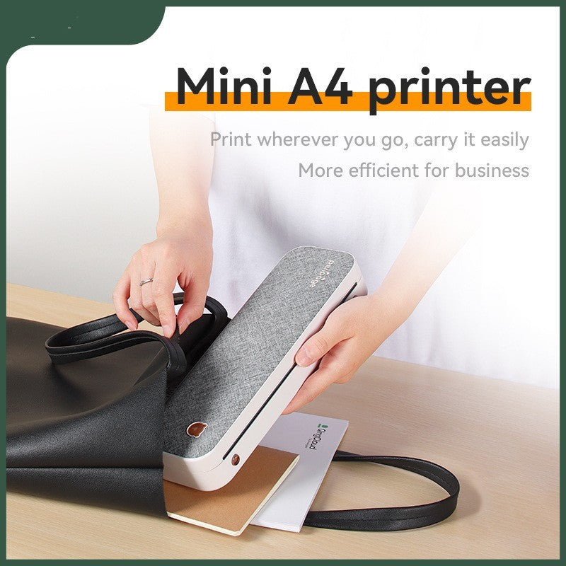 Mini A4 Printer Portable Ink-free Machine