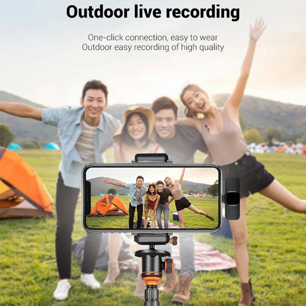 Wireless Microphone Portable Audio Video Recording