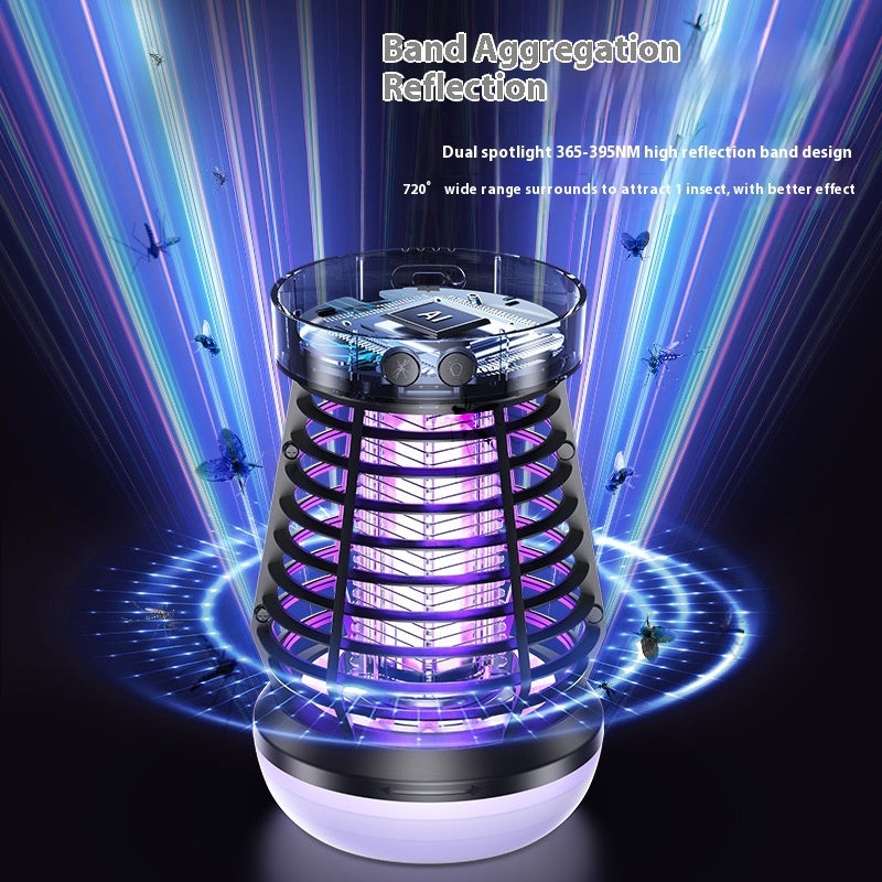 2in1 Mosquito Killer Lamp Electric Fly Catcher USB Rechargeable