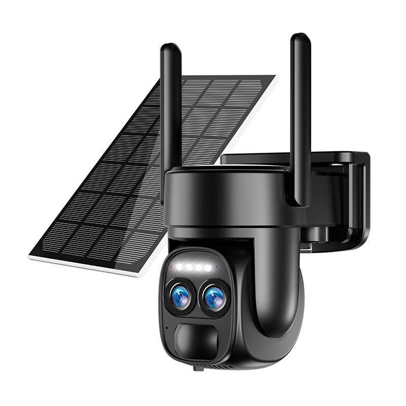 Dual Lenses Solar Camera 4G/Wifi Full Color Night Vision