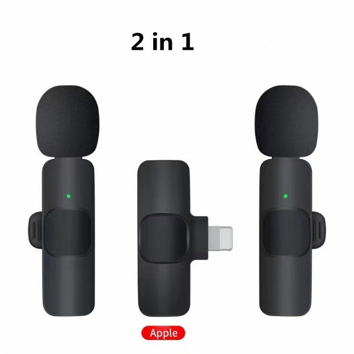 Wireless Microphone Portable Audio Video Recording