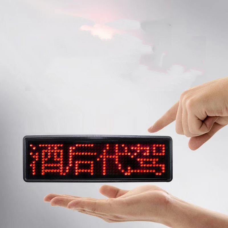 LED Word Badge Bluetooth