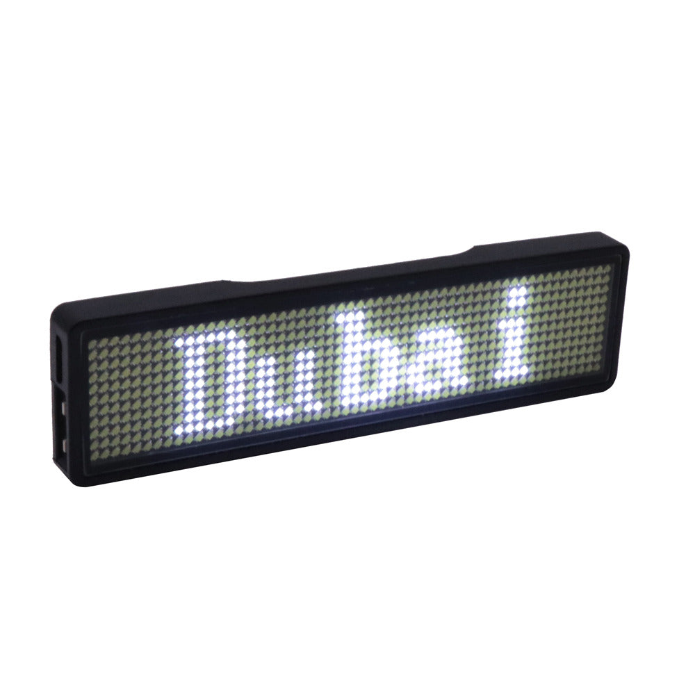LED Word Badge Bluetooth