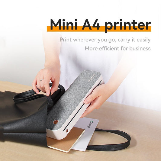 Mini A4 Printer Portable Ink-free Machine