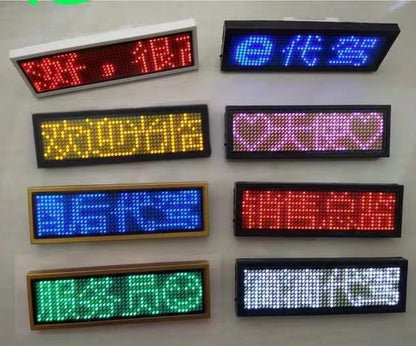 LED Word Badge Bluetooth