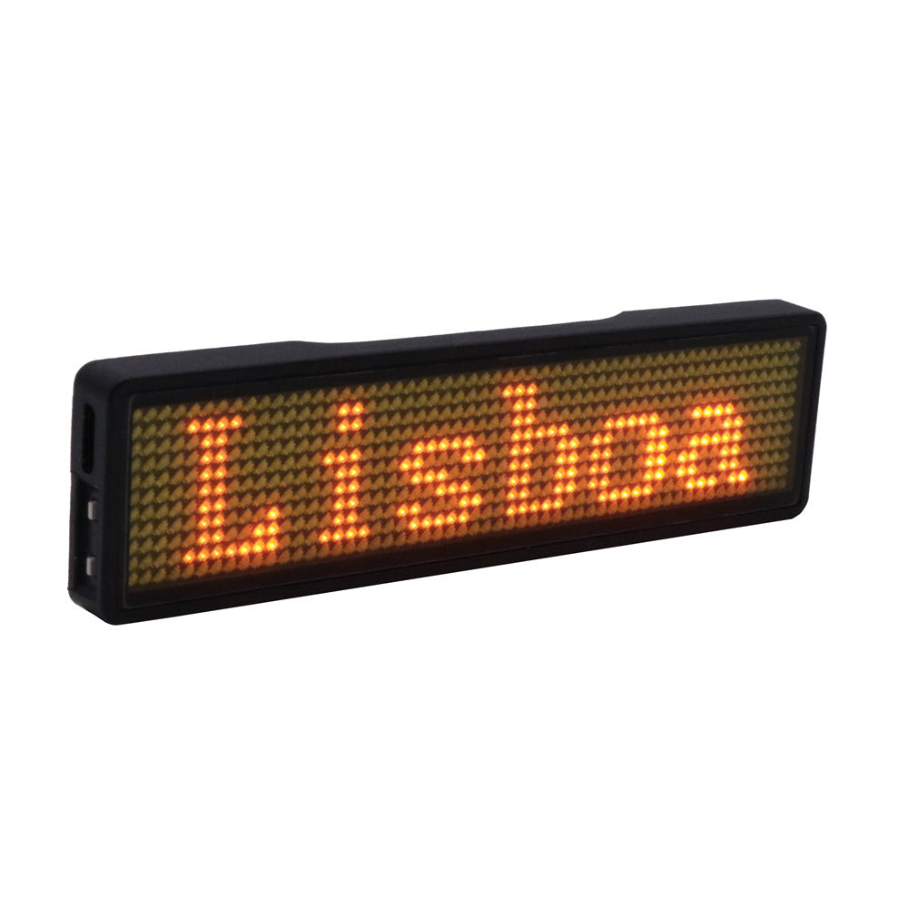 LED Word Badge Bluetooth