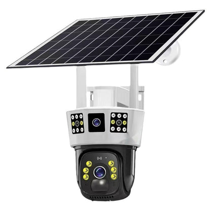 Three-Lenses Solar 4G Camera
